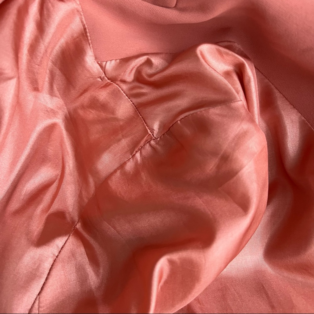 Forever21 Salmon-Coral Blazer / Suit Jacket with Satin Interior